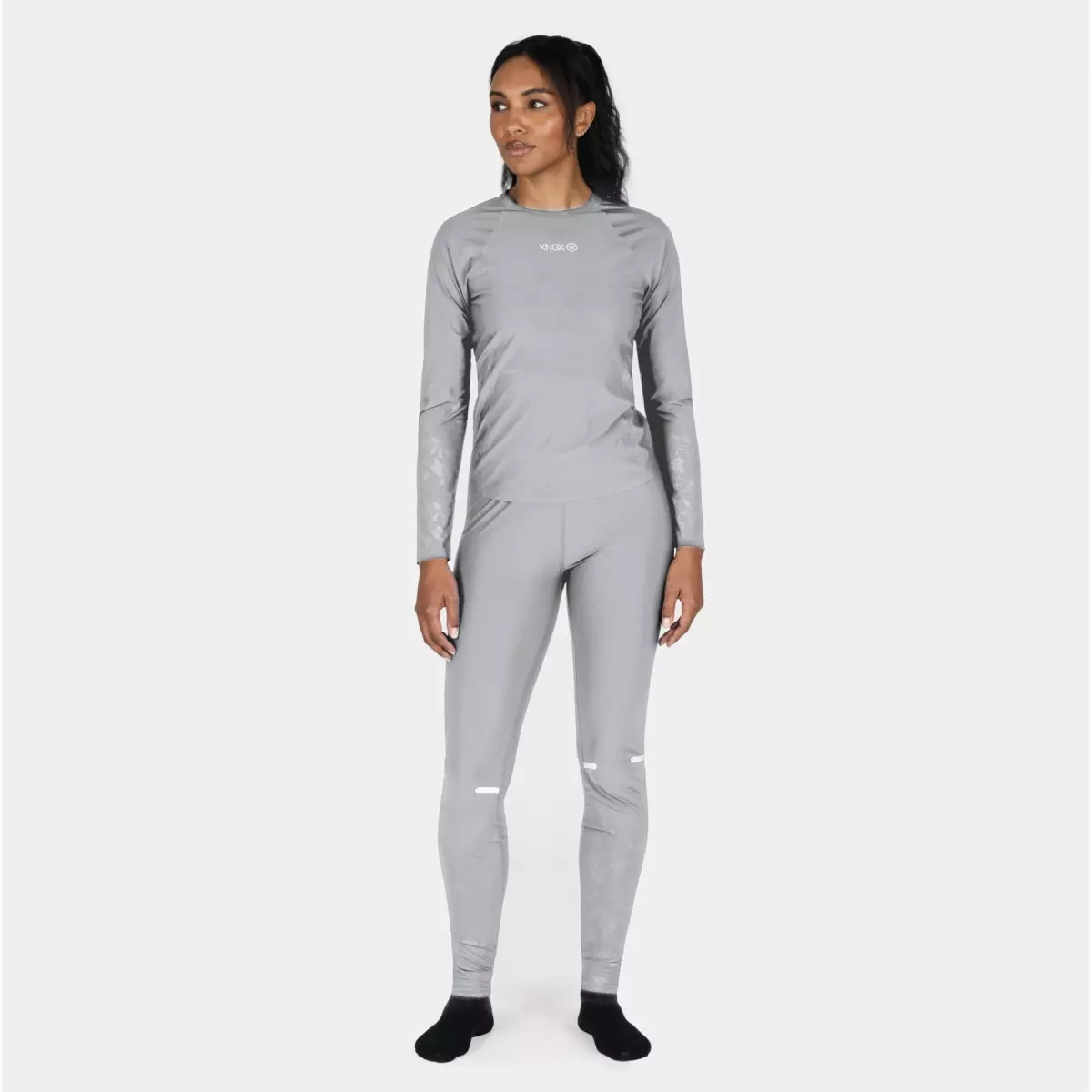 Tee-shirt Technique Femme Knox Dual Active Gris