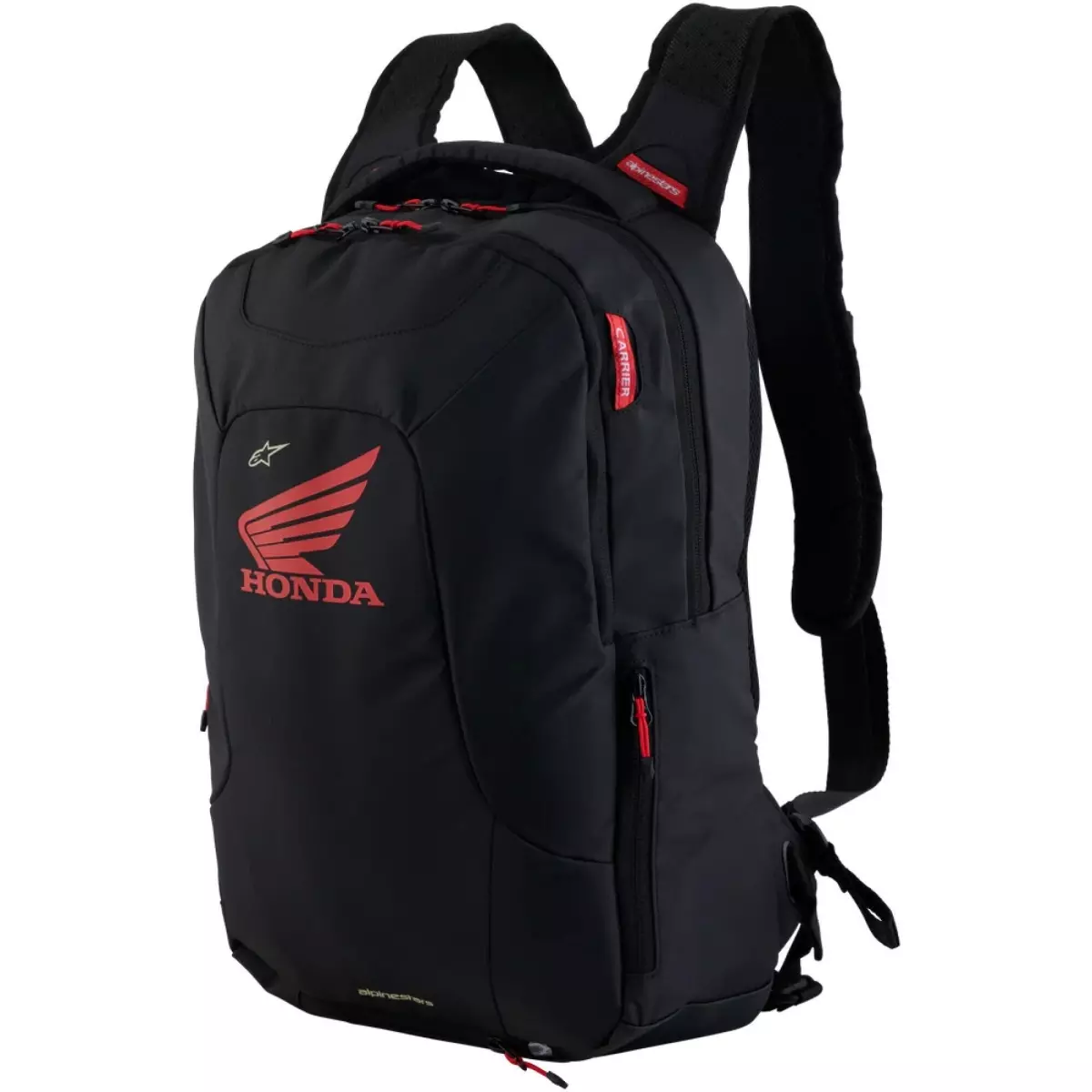 Sac À Dos Alpinestars Honda City Hunter V2 Sac À Dos Noir Rouge Vif