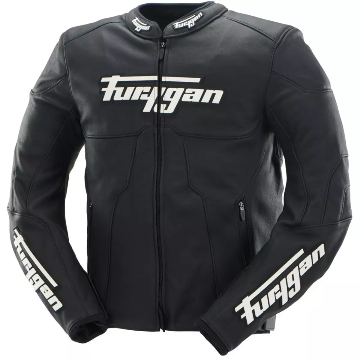 Blouson Furygan Attila Blanc Noir