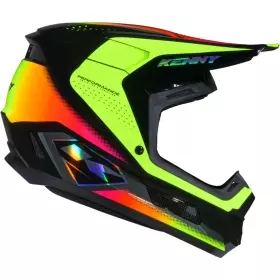 Casque Cross Kenny MX27 Performance Graphic Racing Jaune Fluo