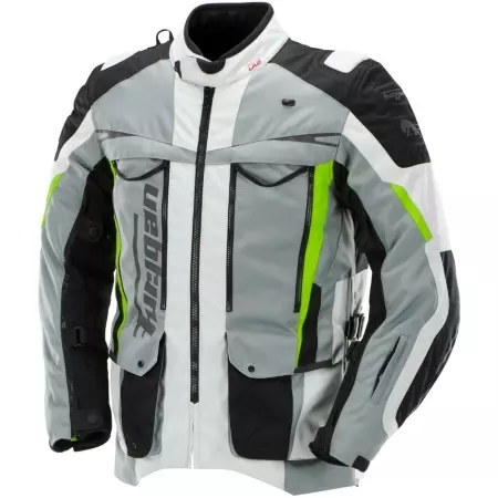 Veste Furygan Montroc Kevlar Primaloft 3In1+ Anthracite Jaune Fluo Noir - Blouson Moto FURYGAN