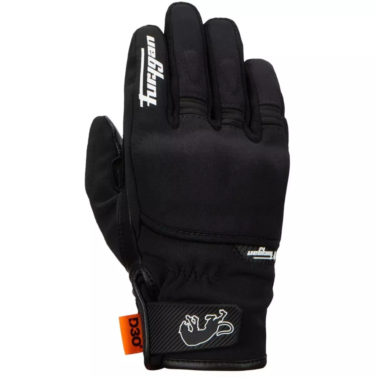 Gants Enfant Furygan Jet Kid D3O All Seasons Evo Blanc Noir