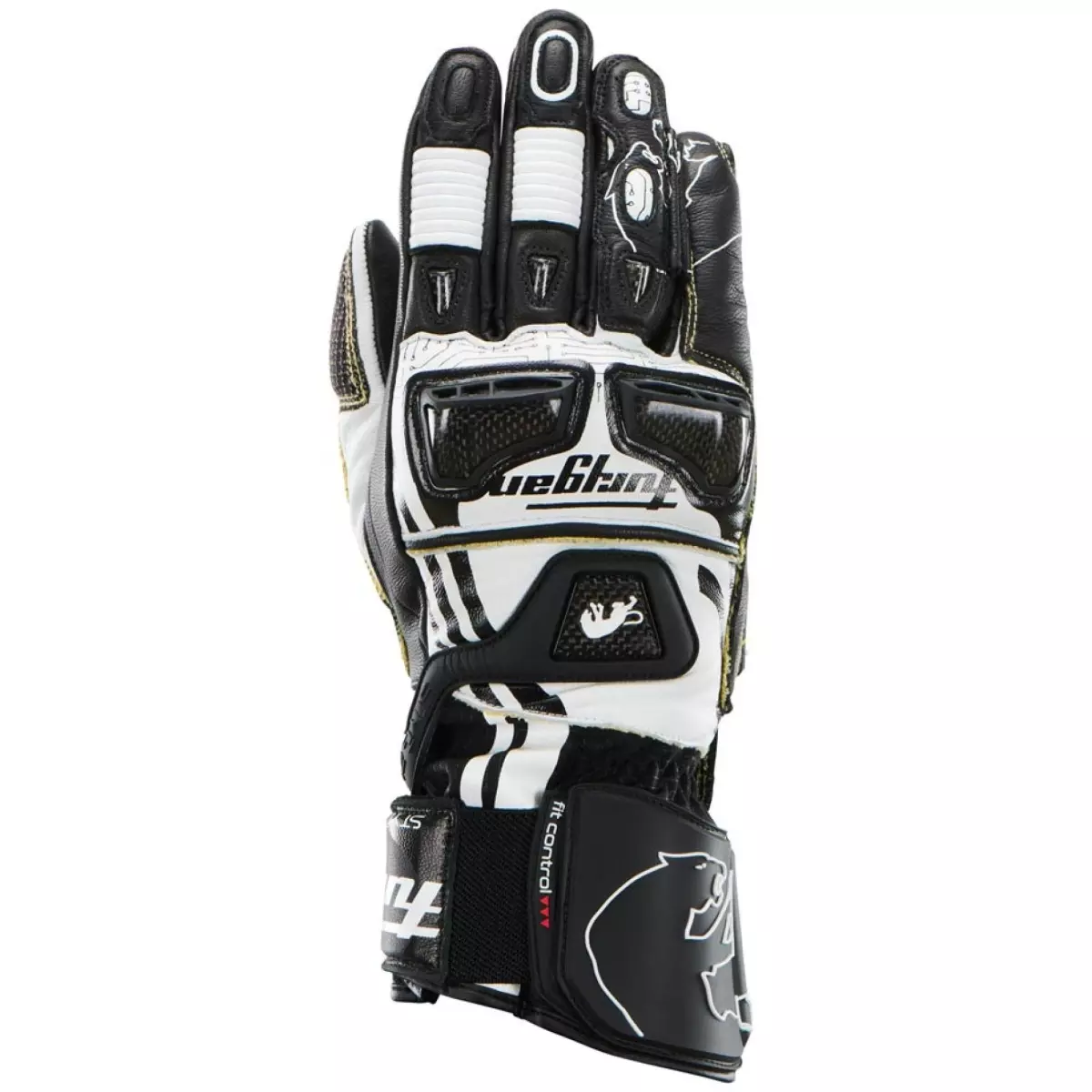 Gants Furygan STYG21 X Kevlar Blanc Noir