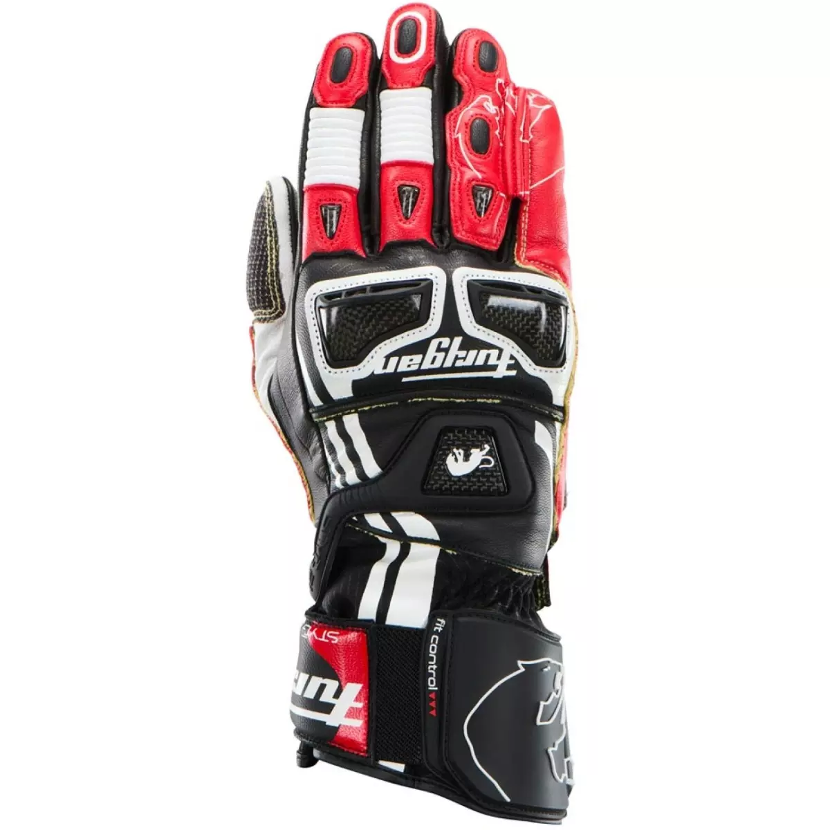 Gants Furygan STYG21 X Kevlar Blanc Noir Rouge