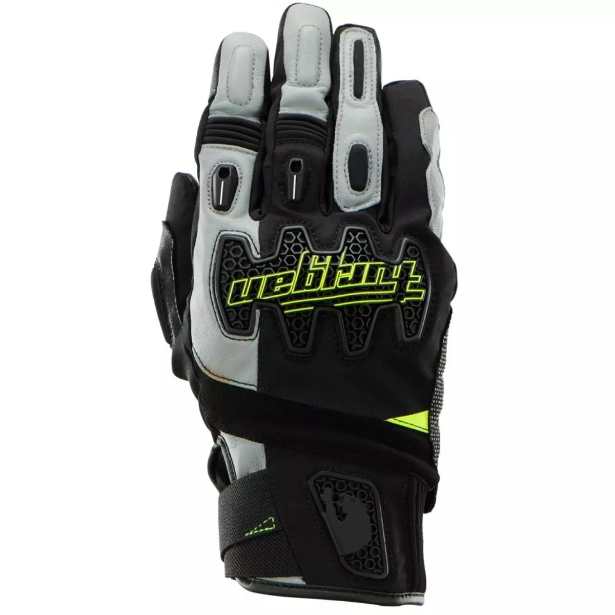Gants Furygan Atacama Gris Jaune Fluo Noir