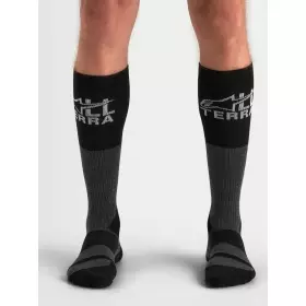 Chaussettes Cross Alpinestars AT 8 Merino Socks Gris Noir