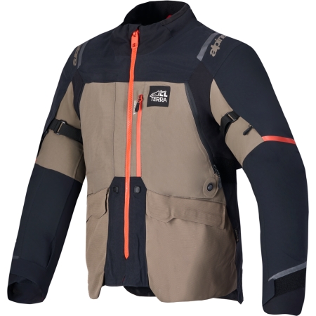Veste Alpinestars ST-7 V2 2L Gore-Tex® Walnut Noir - Blouson Moto ALPINESTARS