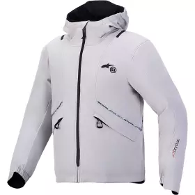 Blouson Alpinestars C-5 Drystar Gris Clair Noir