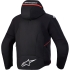 Blouson Alpinestars Zaca V2 Waterproof Noir Rouge Fluo