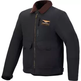 Blouson Alpinestars Mustang Waterproof Anthracite Foncé Brun Foncé