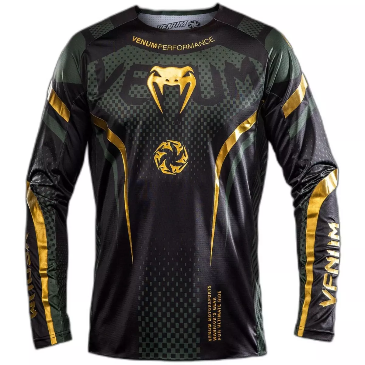 Maillot Cross Venum MW Challenger Noir Vert Or