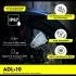 Bloque Disque Auvray ADL 10 Alarme Inox Jaune SRA