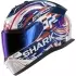 Casque Shark Skwal I3 Replica Zarco GP De France Blanc Bleu Brillant