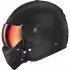 Casque Roof RO9 Roadster Iron Noir Mat Rouge
