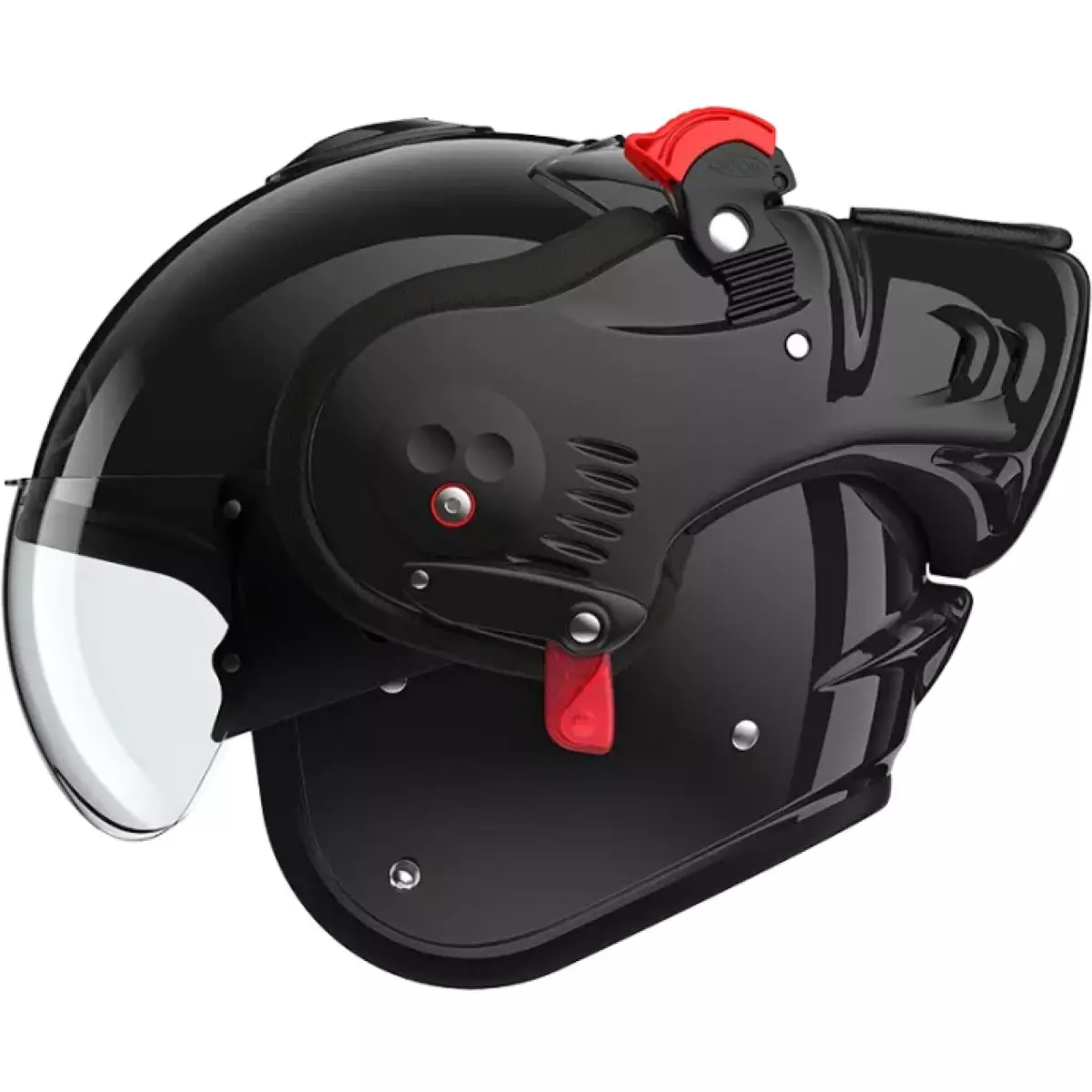 Casque Roof Boxer Alpha Noir Brillant