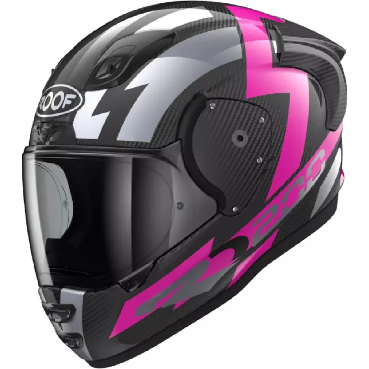 Casque Roof RO200 S Carbon Suzuka Rose Métal