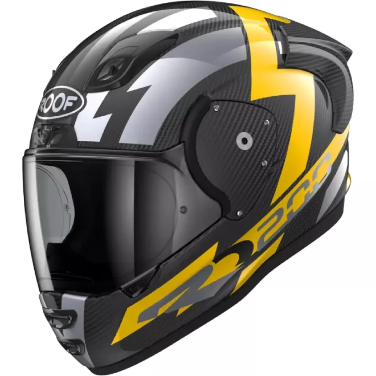 Casque Roof RO200 S Carbon Suzuka Jaune Métal