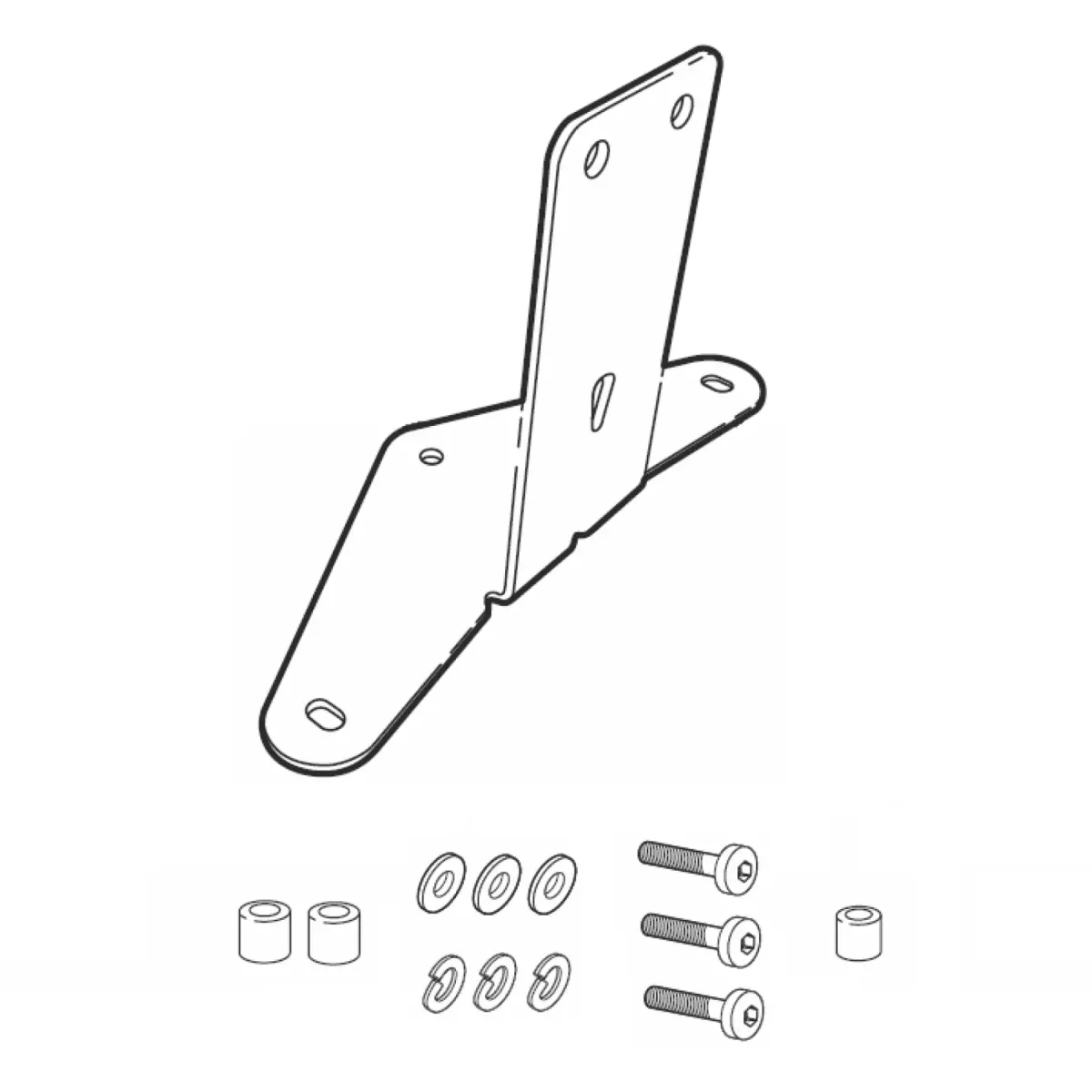 Kit Fixation Dosseret Shad Yamaha Tricity 125