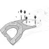 Fixation Shad Sacoche Réservoir Click System Moto Morini X-Cape 1200 - M013CS