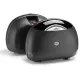 Paire De Valises Latérales Kappa K40 40L Noir Catadioptre Rouge - K40N2