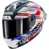 Casque Shark Aeron-GP FIM Racing  2 Replica Zarco GP De France 2026 Carbone Chrome Rouge
