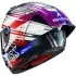 Casque Shark Aeron-GP FIM Racing  2 Replica Zarco GP De France 2026 Carbone Chrome Rouge