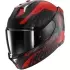 Casque Shark Skwal I3 Speed-Fancy Noir Rouge Argent