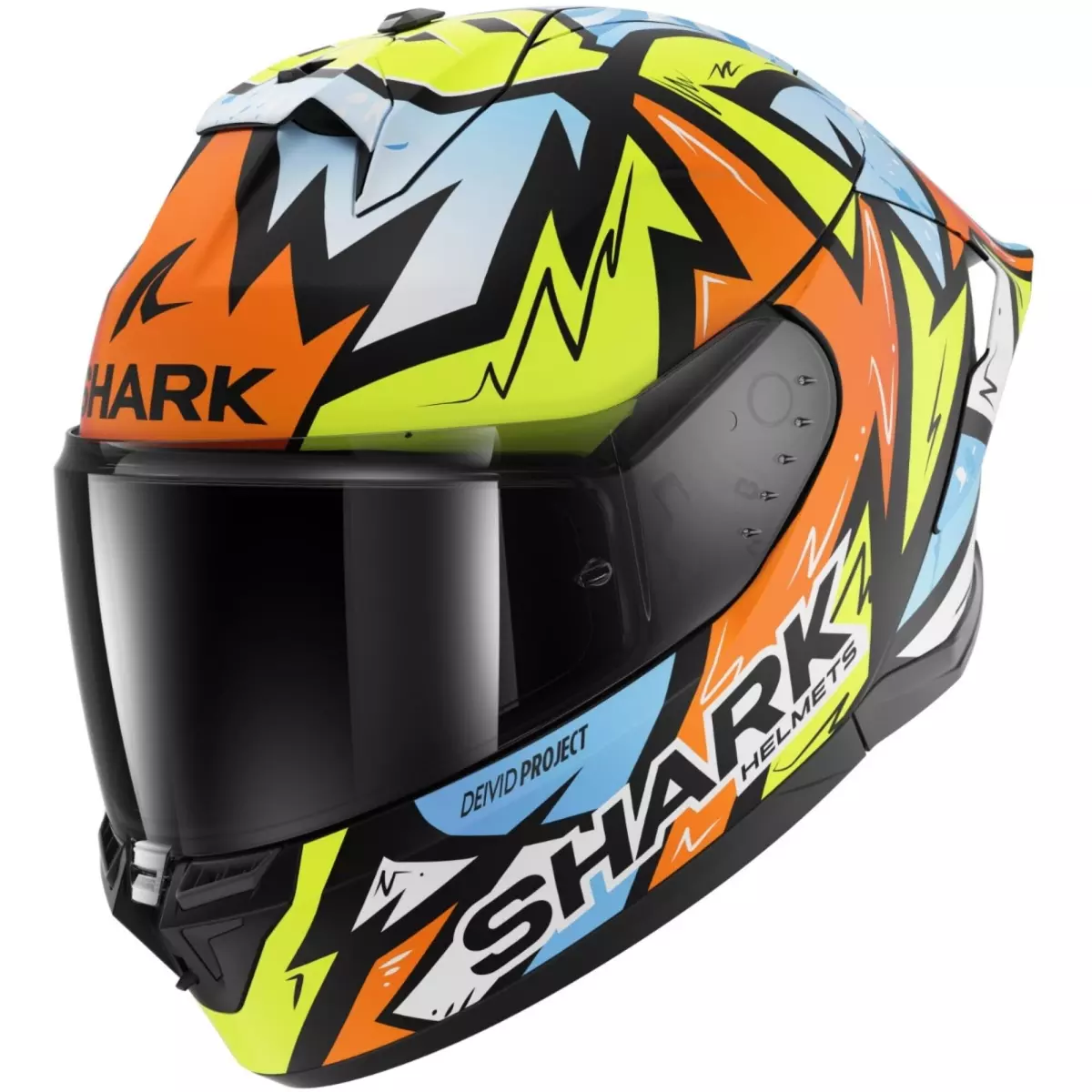 Casque Shark Skwal Cup Replica Uriarte Noir Bleu Jaune