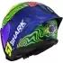 Casque Shark Skwal Jet Cup Replica Granado Bleu Vert Jaune