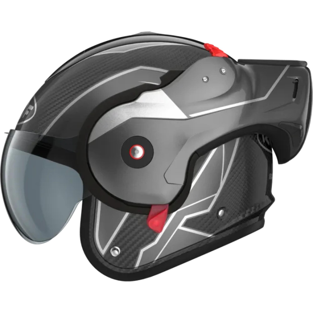 Casque Roof Boxxer 2 Carbon Paladin Argent