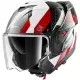 Casque Shark OXO Ready Blanc Anthracite Rouge