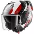 Casque Shark OXO Ready Blanc Anthracite Rouge