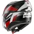 Casque Shark OXO Ready Blanc Anthracite Rouge