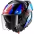 Casque Shark OXO Ready Noir Bleu Rouge