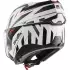 Casque Shark OXO Dashed Blanc Anthracite Rouge