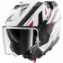 Casque Shark OXO Dashed Blanc Anthracite Rouge