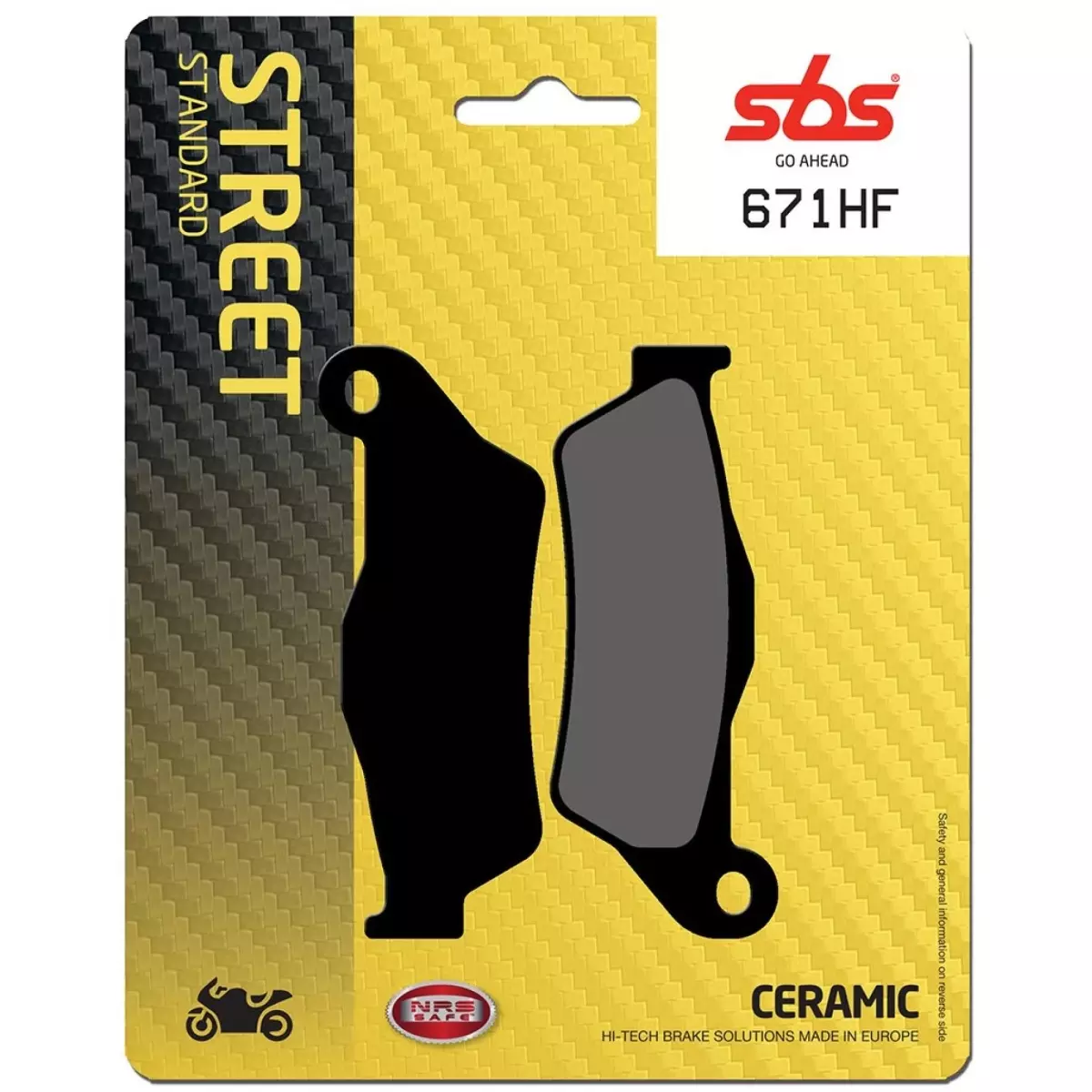 Plaquettes De Frein SBS 671HF (151MS)
