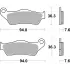 Plaquettes De Frein SBS 671HF (151MS)