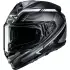 Casque HJC F72 Carbon Kairo MC5SF Noir Gris