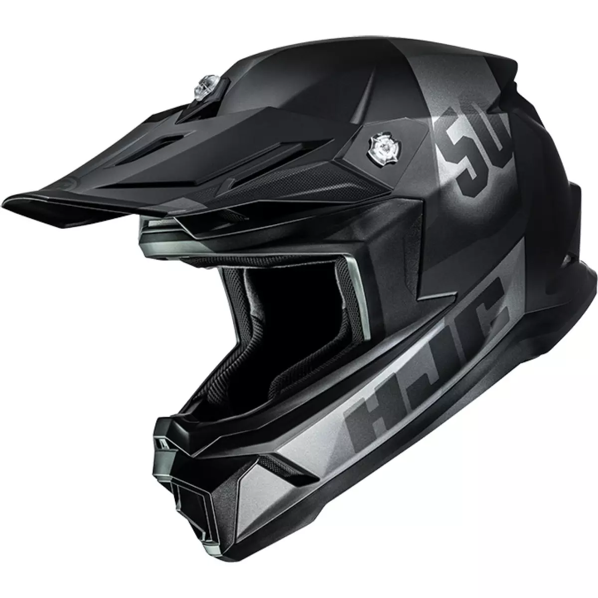 Casque Cross Enfant HJC Y50 Dash MC5SF Noir Gris