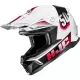 Casque Cross Enfant HJC Y50 Dash MC1 Blanc Noir Rouge