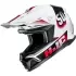Casque Cross Enfant HJC Y50 Dash MC1 Blanc Noir Rouge