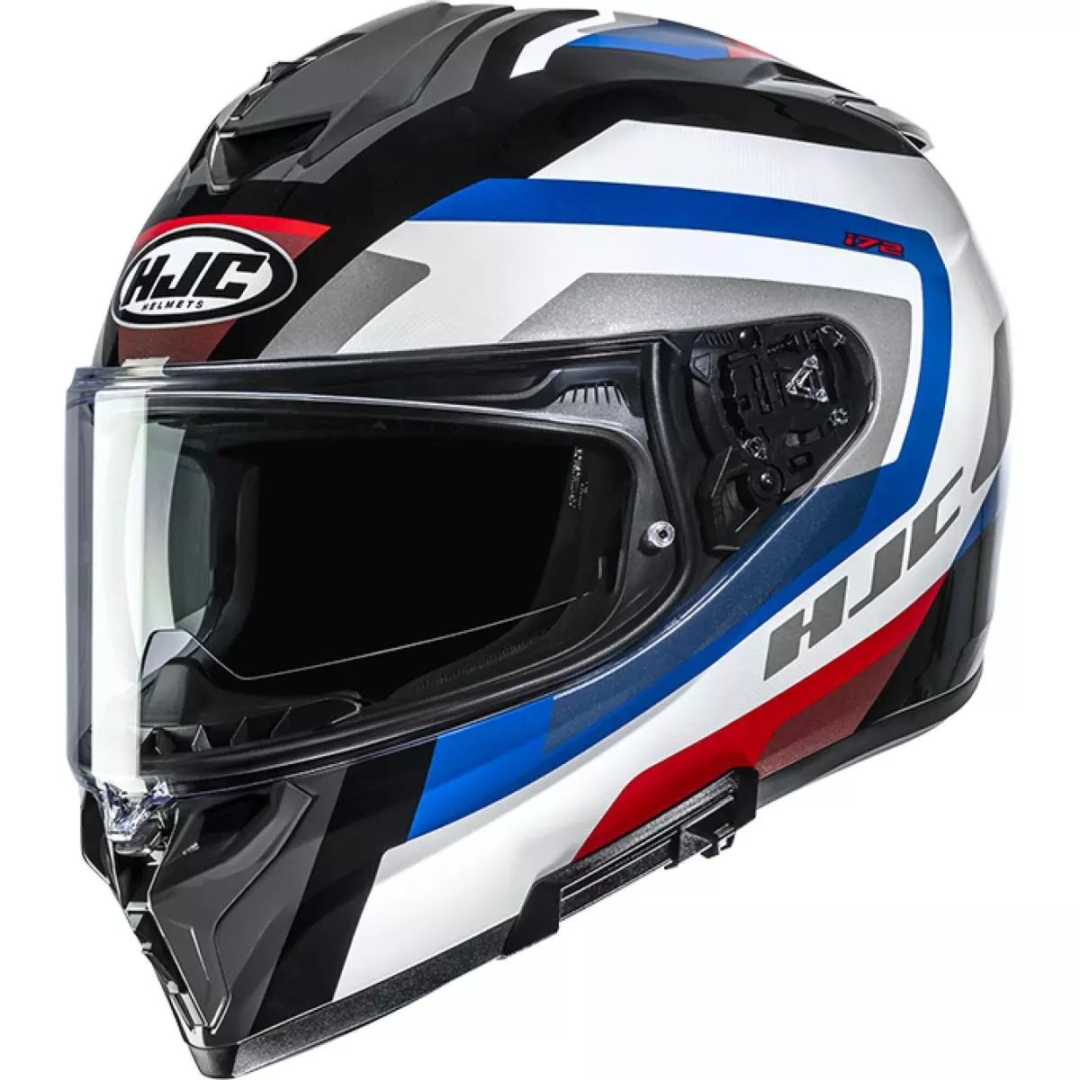 Casque HJC i72 Shard MC21 Blanc Bleu Rouge