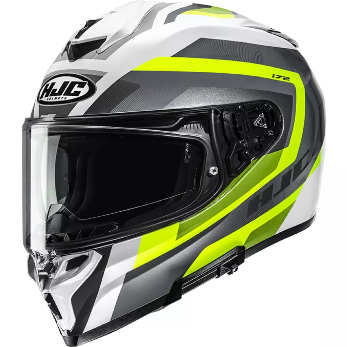 Casque HJC i72 Shard MC3H Blanc Jaune Gris