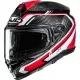 Casque HJC F72 Carbon Kairo MC1 Noir Rouge Blanc