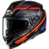 Casque HJC F72 Carbon Kairo MC8 Noir Orange Bleu
