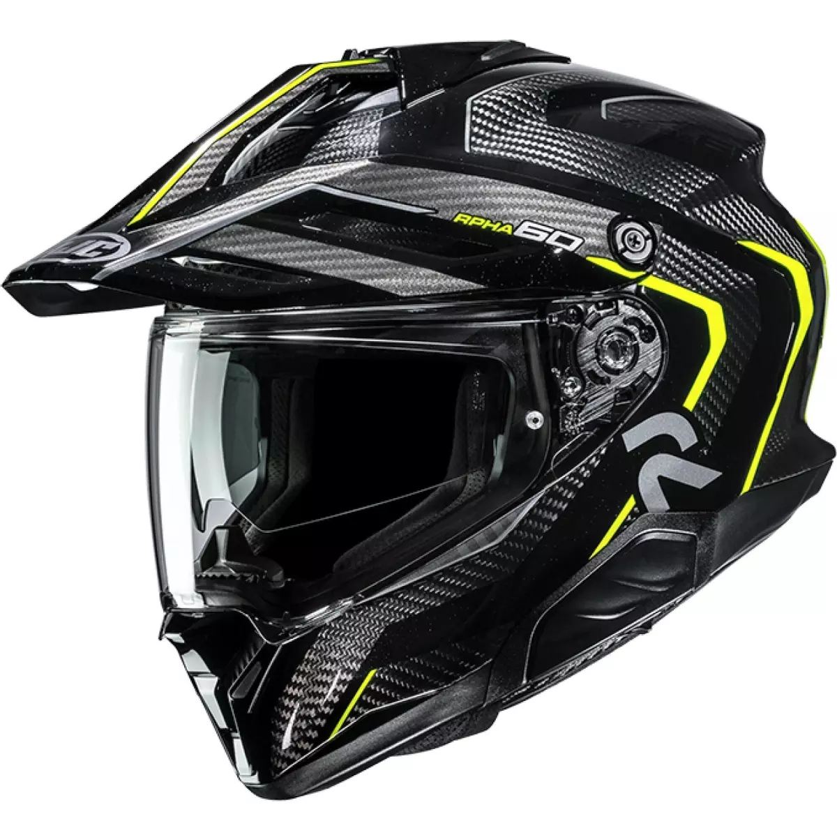 Casque HJC RPHA 60 Carbon Oure MC3H Noir Gris Jaune