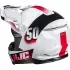 Casque Cross Enfant HJC Y50 Dash MC1 Blanc Noir Rouge