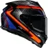 Casque HJC F72 Carbon Kairo MC8 Noir Orange Bleu