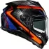 Casque HJC F72 Carbon Kairo MC8 Noir Orange Bleu